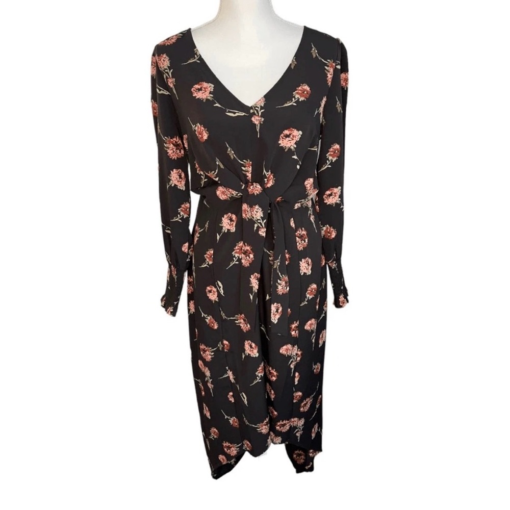 Sandy & Sid Floral Long Sleeve Dress